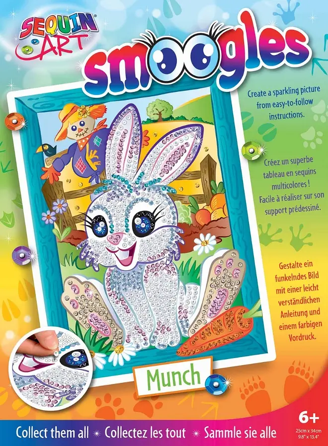 Набір для творчості Smoogles Зайчик 25*34см Sequin Art det0017599 - фото 2