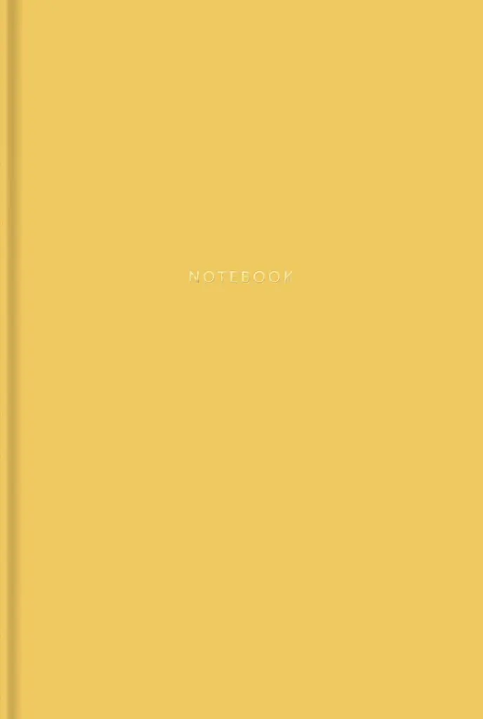 Зошит в інтегральній палітурці «Notebook» у клітинку (жовтий)
