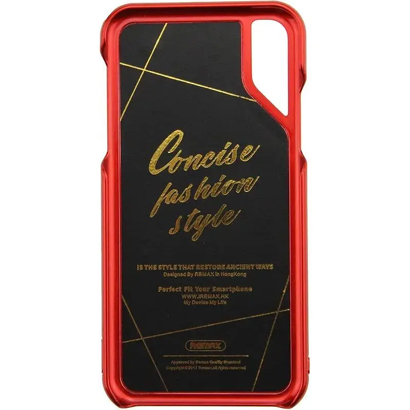 Чохол-накладка Remax Patron Saint Series Case Apple iPhone X Red - фото 4