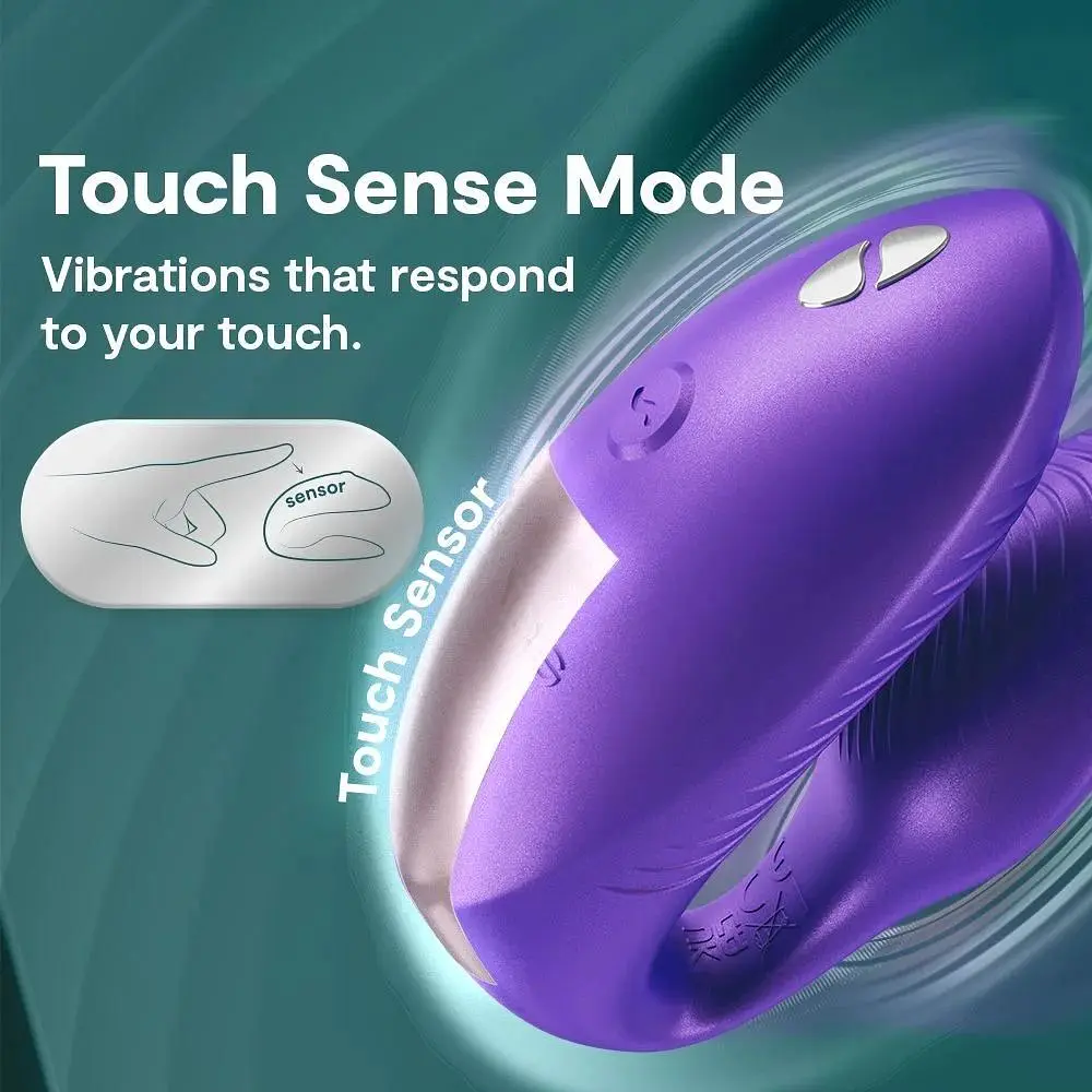 Вібратор We-Vibe Chorus Pro Cosmic Purple для пар зі смарт-управлінням - фото 5