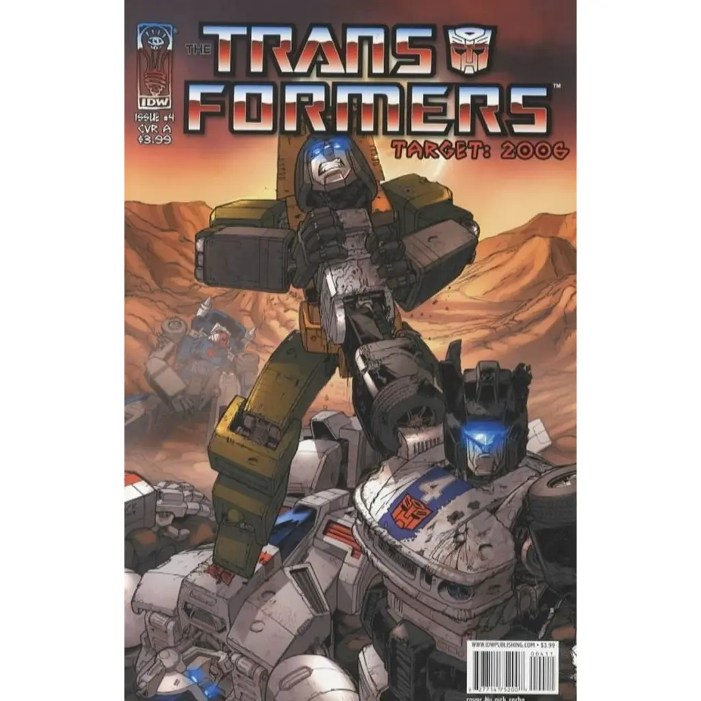 Transformers Target 2006 (2007 IDW) #4A - Саймон Фурман