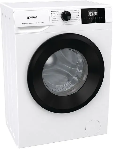 Пральна машина Gorenje фронтальна 6 кг 1200 A+++ 43.5 см дисплей пар інвертор білий - фото 2