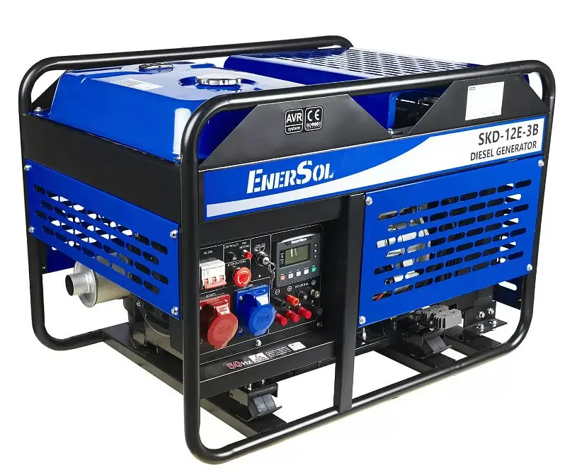 Генератор дизельный EnerSol 10/11 кВт SKD-12E-3B - фото 2