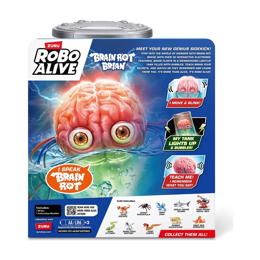 Інтерактивна іграшка Pets & Robo Alive S1 Мозок Браян (71172) - фото 9