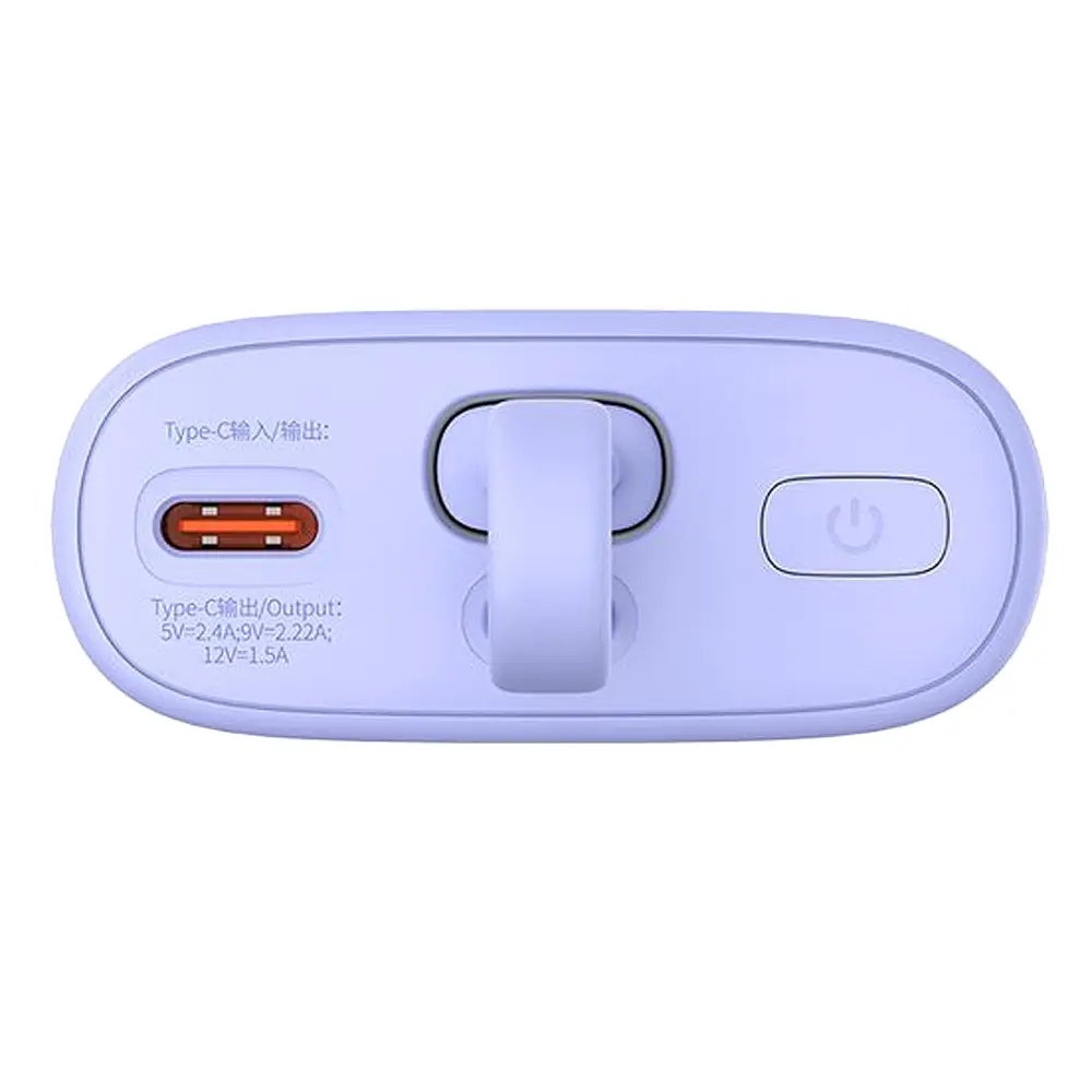 Зовнішній акумулятор Baseus Power Bank 5200mAh 20W Lightning (P10055600512-00) Purple - фото 3