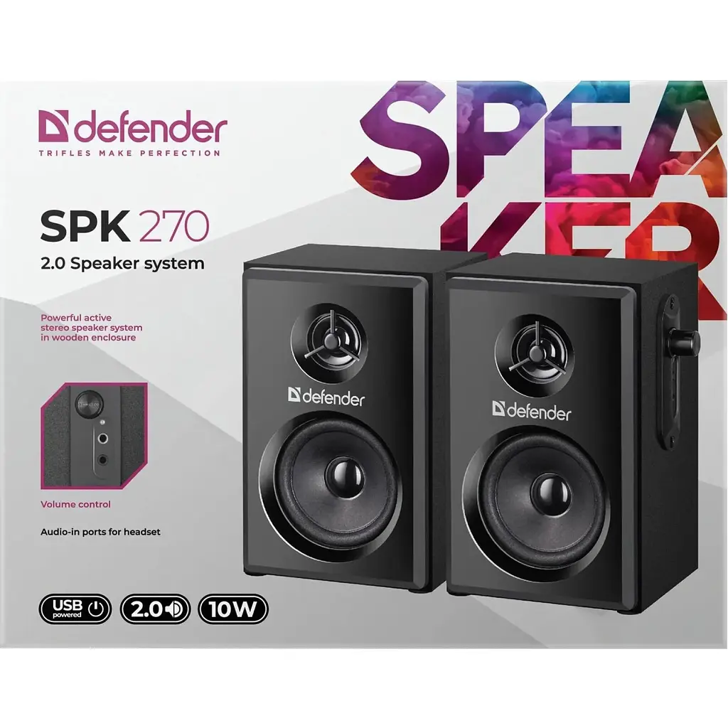 Акустична система Defender SPK 270 USB Black (65270) - фото 7