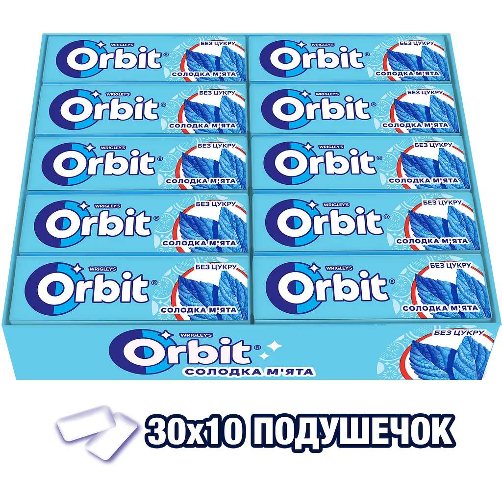 Резинка жевательная Orbit Sweet Mint драже, 14 г (609138) - фото 6