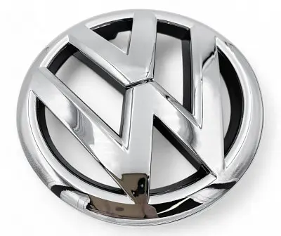 Емблема Volkswagen Jetta 6 2010 -2014г Хром об'ємна 130 мм (OEM: 5C6 853 601, 5C6853601, 5C6853630DLIP, 5C6853601ULM) - фото 4