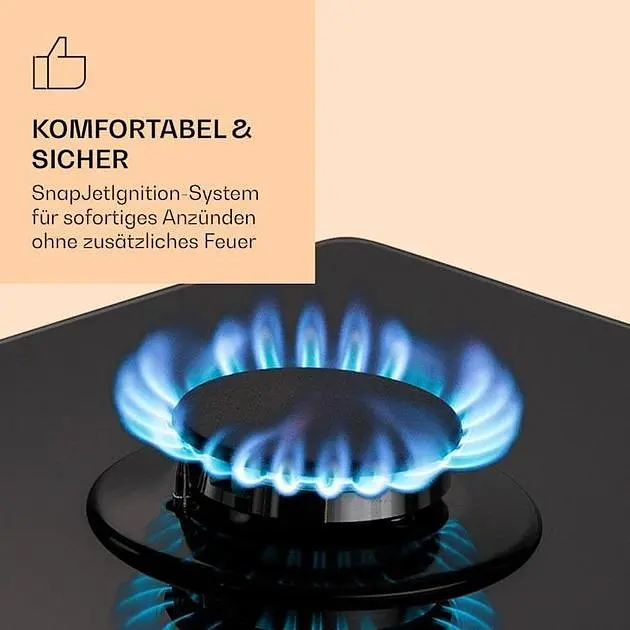 Газова плита Klarstein Ignito Chef Edition 5 (10040146) - фото 4