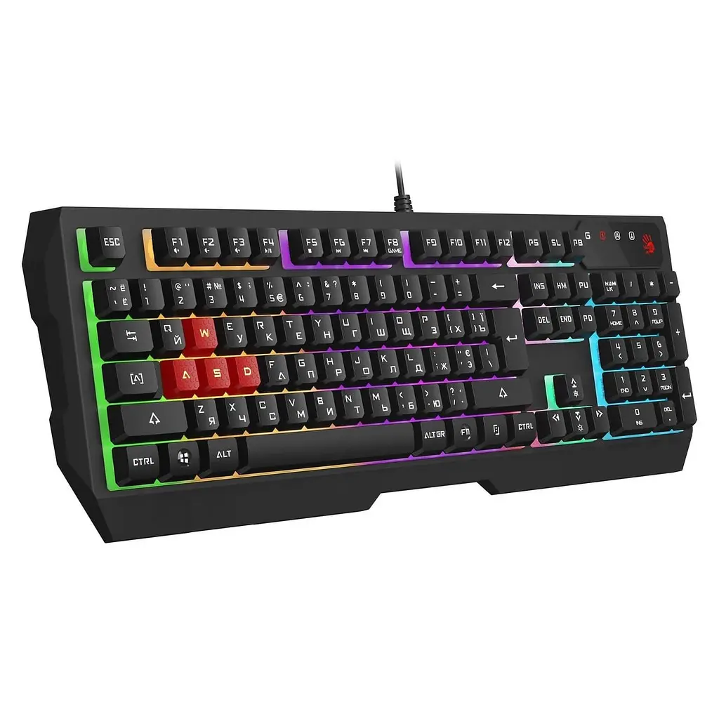 Клавіатура Bloody A4Tech B135N RGB USB Black (B135N (Black)) - фото 2