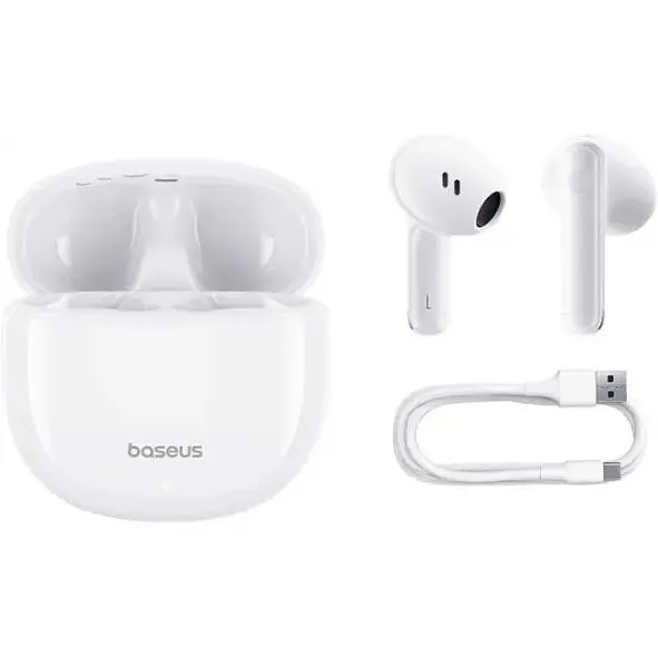 Бездротові навушники Baseus Bowie E13 True Wireless Earphones A00059701217-Z1 White - фото 6