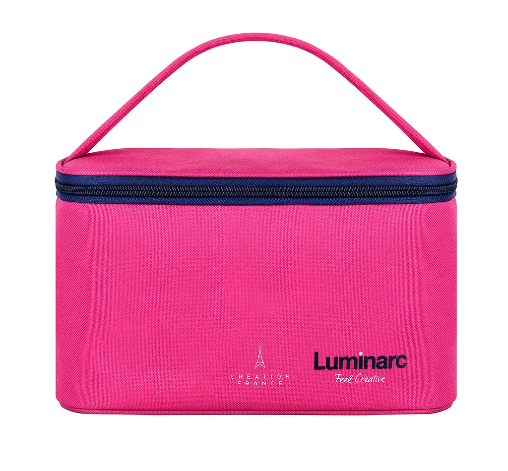 Набір контейнерів Luminarc Pure Box Active прямокутних 3х (380+380+820 мл) ударостійке скло з сумкою (P4498) - фото 2