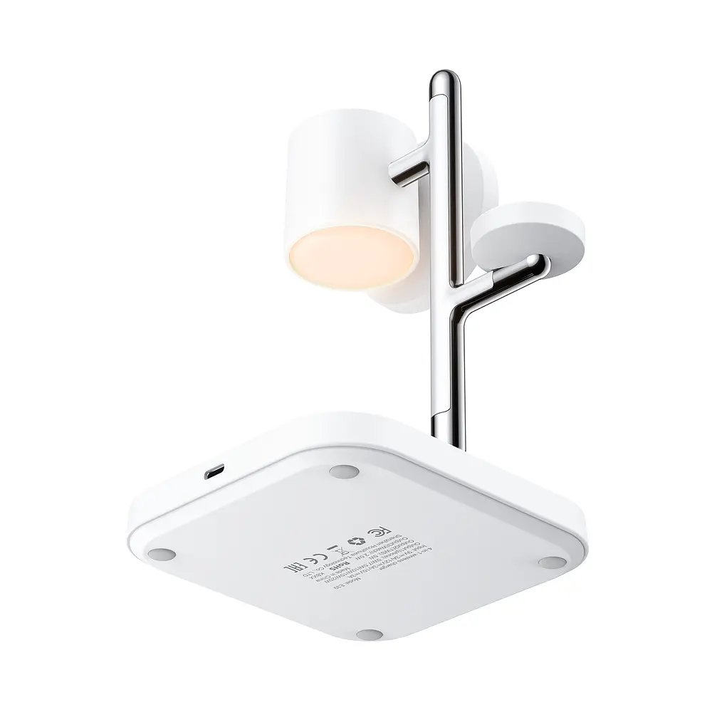 Бездротовий зарядний пристрій ACEFAST E39 desktop 4-in-1 wireless charging holder White (6974316286110) - фото 4