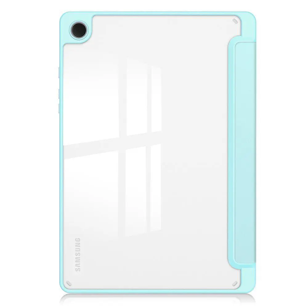 Чехол TPUCristal SlimTPU Spen holder Samsung Galaxy Tab A9 Plus SM X210 X215 X216 Голубой - фото 6
