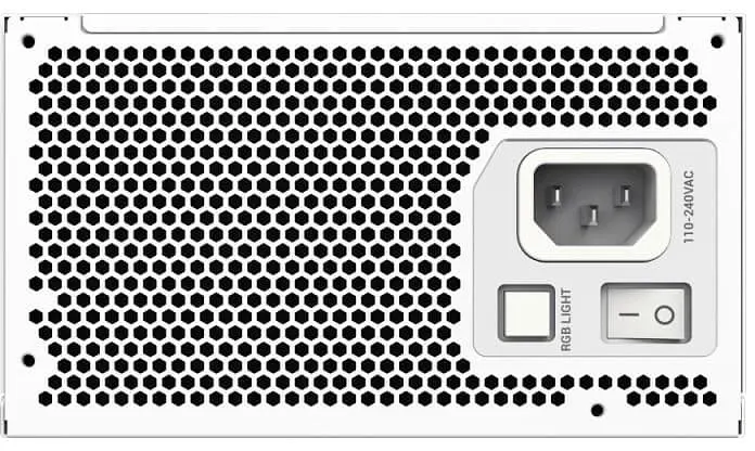 Блок живлення GameMax RGB PRO 1050G 1050W ATX 3.1 80+ Gold White (RGB PRO 1050G WH) - фото 7