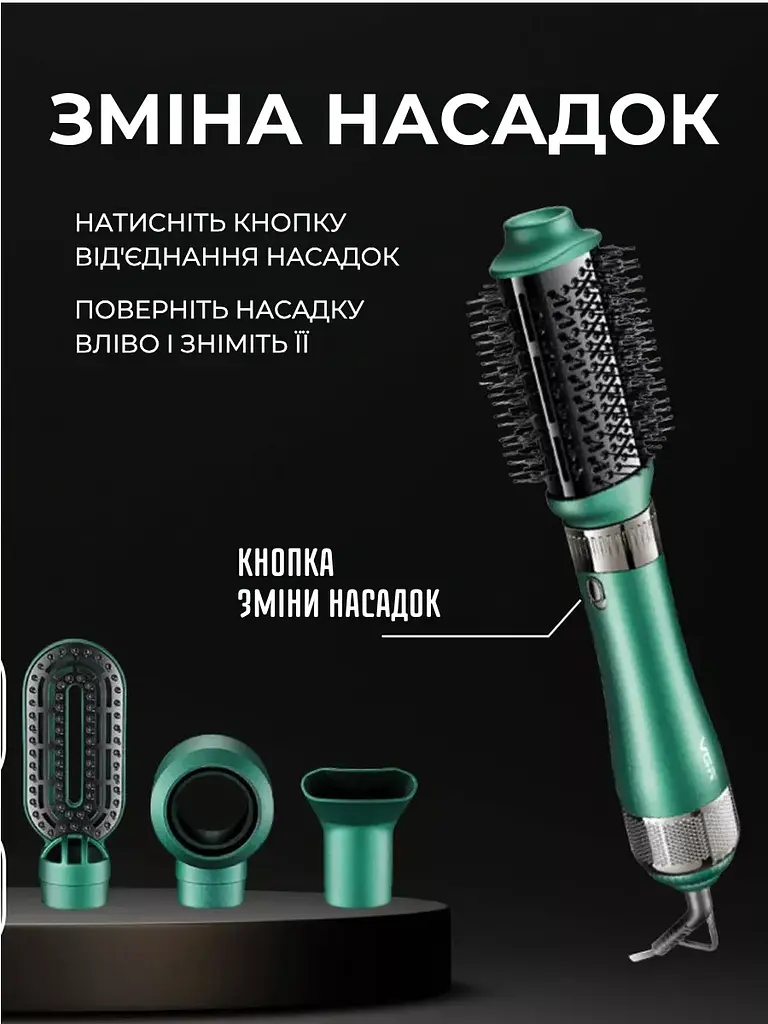 Фен-щетка для волос VGR V-493 - фото 4