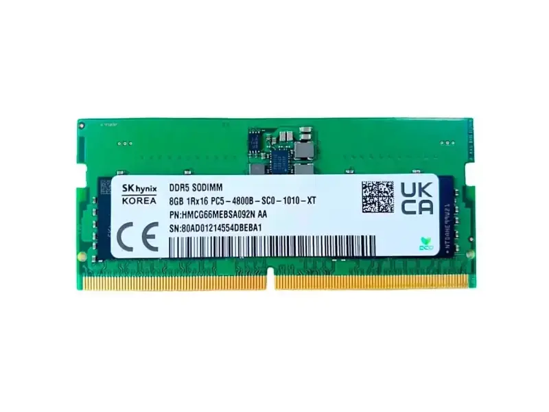 Модуль пам'яті SK hynix 8 GB SO-DIMM DDR5 4800 MHz (HMCG66MEBSA092N)