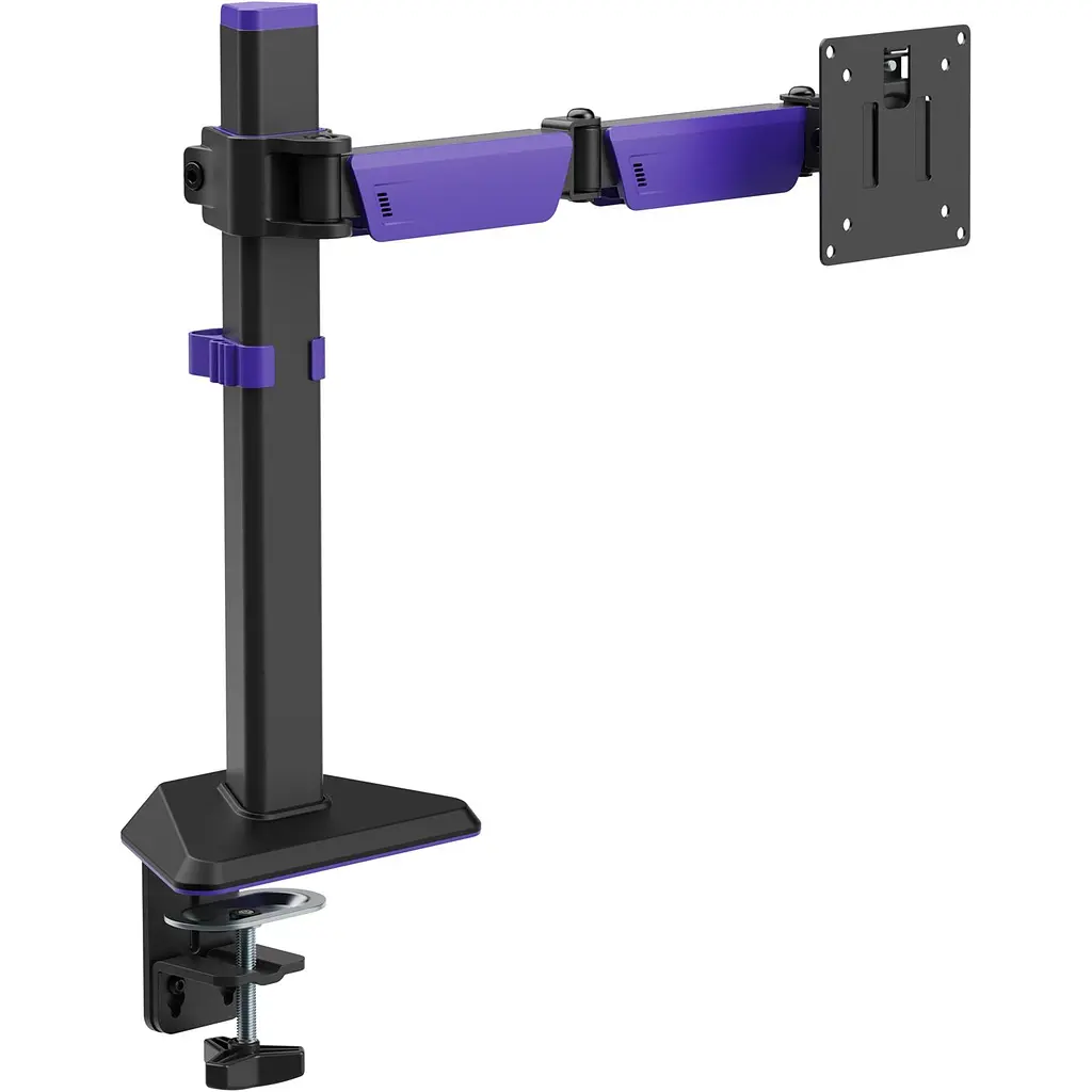 Настільне кріплення для монітора Gamepro MAG100V 17`-40` Black/Violet [148277] - фото 3