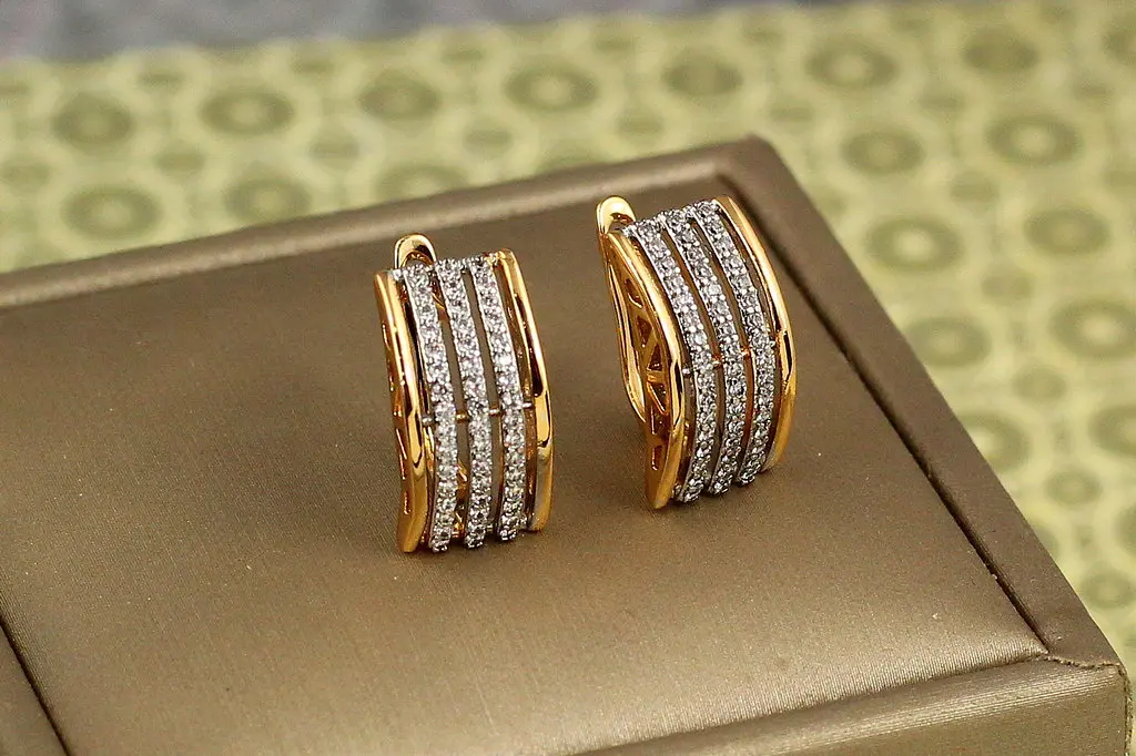 Сережки Xuping Jewelry бажання з родієм 1,8 см золотисті