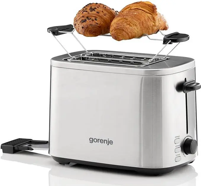 Тостер Gorenje T800DS 16.8х28.4х19.1 см Сріблястий (7040733) - фото 5