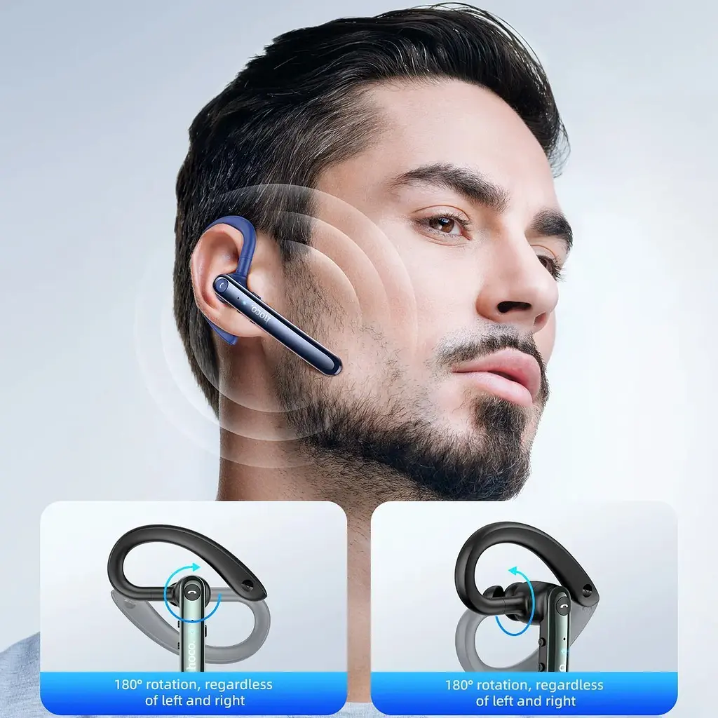Bluetooth-гарнітура Hoco S19 Heartful ENC Metal Gray (752918) [151275] - фото 11