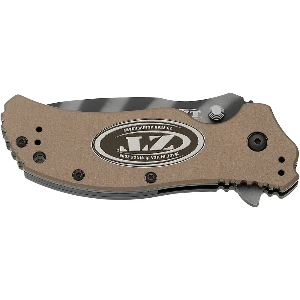 Ніж ZT 0350 20th Anniversary FDE - фото 4