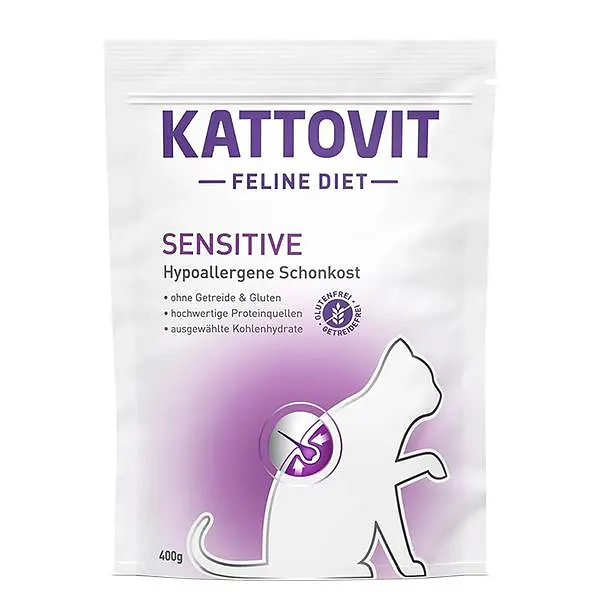 Дієтичний сухий корм Kattovit Veterinary Sensitive Каттовіт Сенсетив для котів із харчовою непереносимістю 400 г