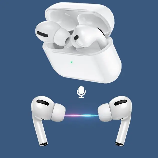 Беспроводные наушники Hoco EW04 TWS Bluetooth 5.0, с микрофоном, вакуумные, белые - фото 5