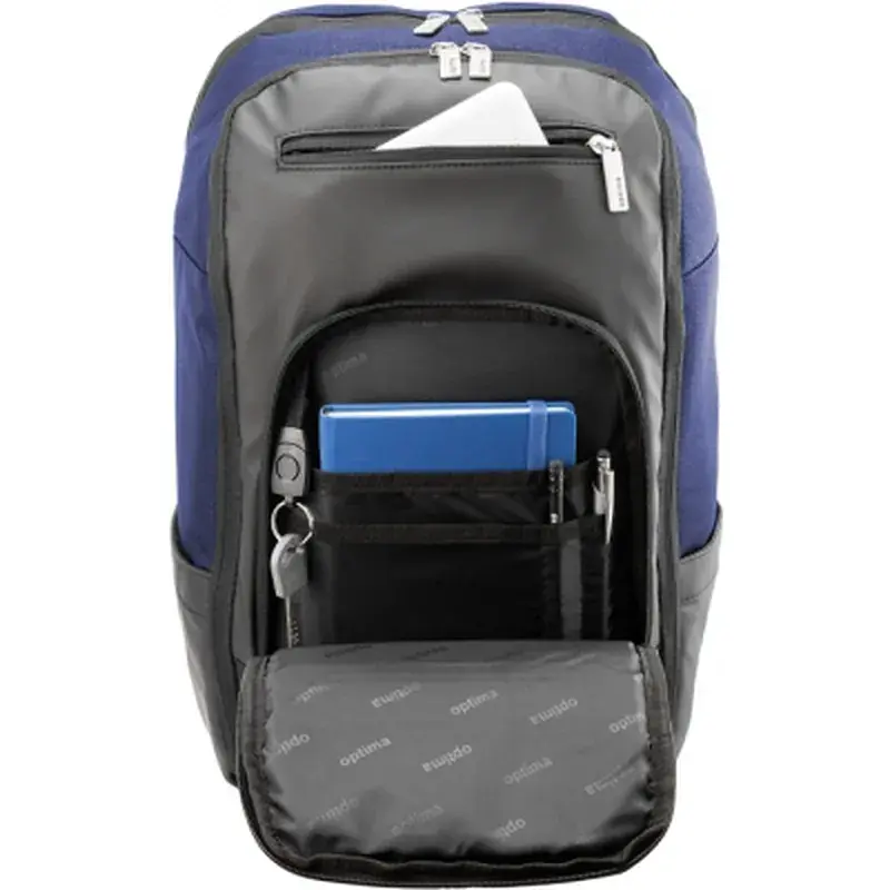 Рюкзак шкільний Optima 18" Techno чоловічий 0.7 кг 26-35 л Синій (O96916-02) - фото 2