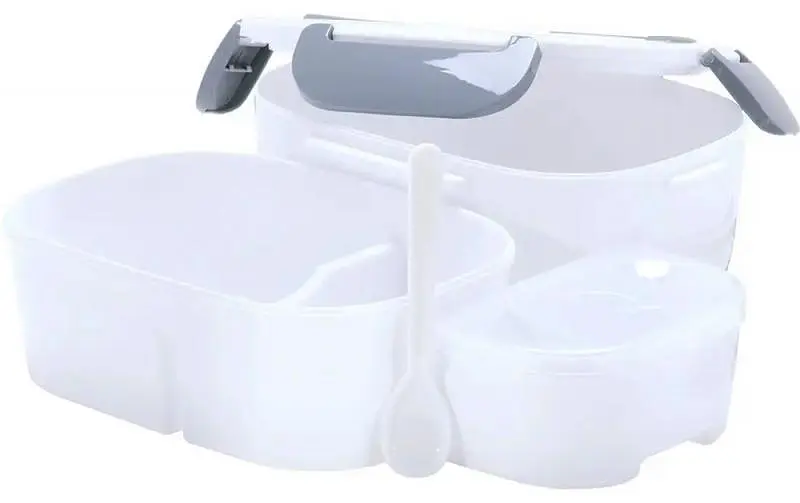 Ланч-бокс Snack з підігрівом (220V або 12V) Kamille 23х17х10.5 см kuh0007586 - фото 2