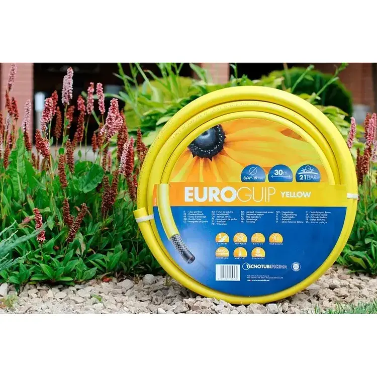 Шланг Tecnotubi Euro Guip диаметр 1/2 дюйма длина 20 м Yellow (EGY 1/2 20) - фото 2