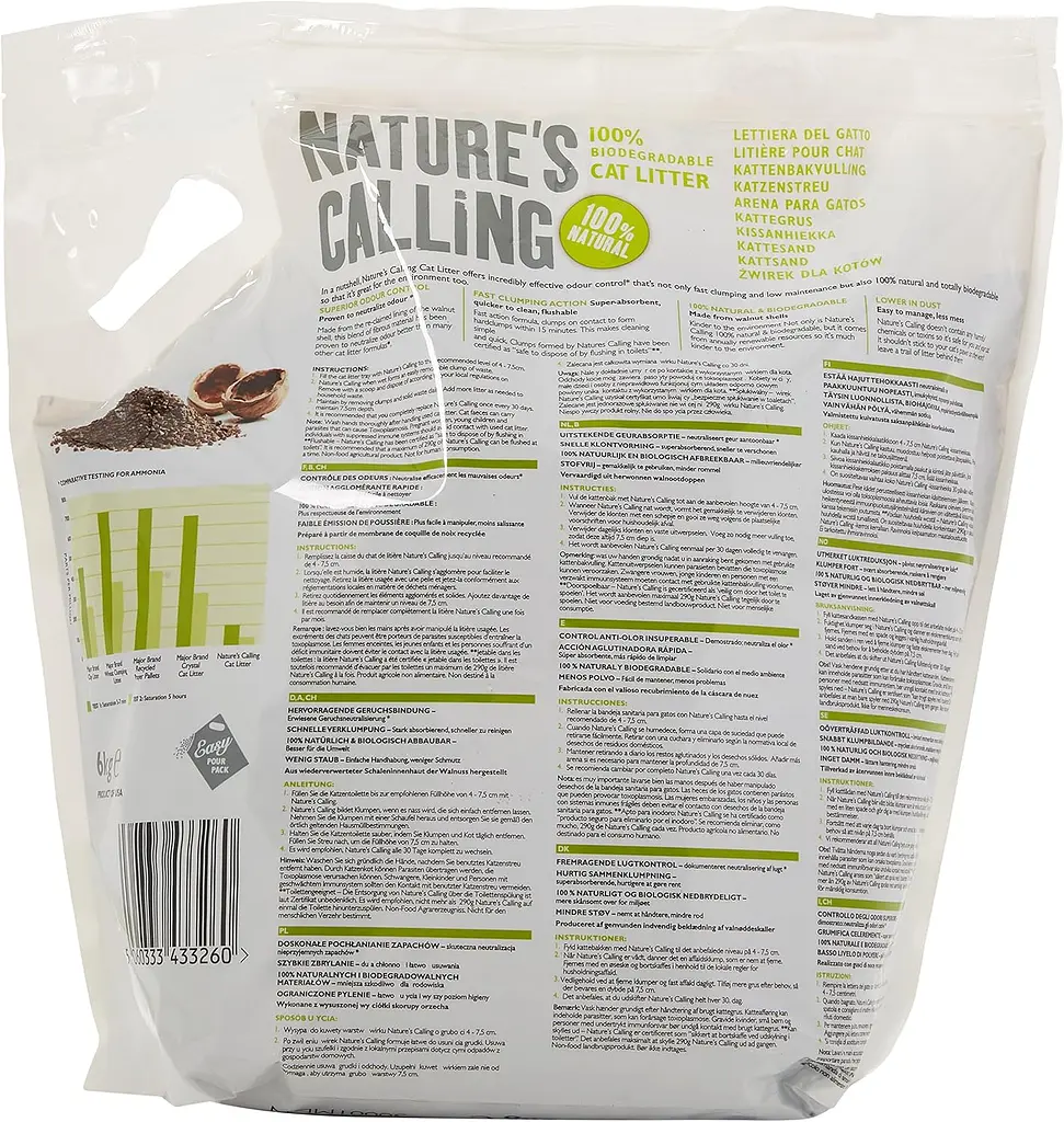 Наповнювач для котячого туалету Applaws Cat Streu Natures Calling 6 кг - фото 7