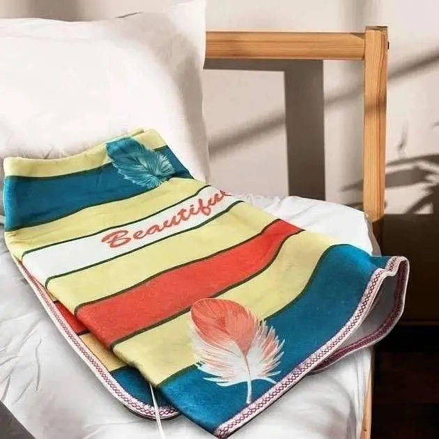 Електропростирадло Electric Blanket з підігрівом з поліестеру різнобарвний 150 х 120 см 86 Вт - фото 4