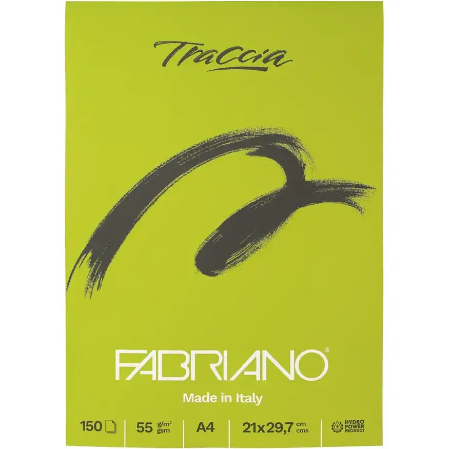 Блок бумаги для графики и каллиграфии Fabriano Traccia А4 55 г/м2 150 листов - фото 6