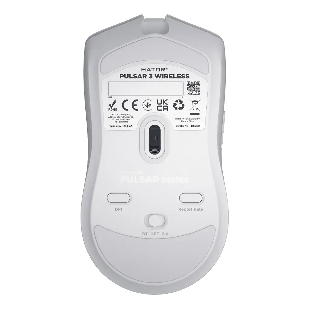 Мишка Hator Pulsar 3 Wireless White (HTM631) - фото 5