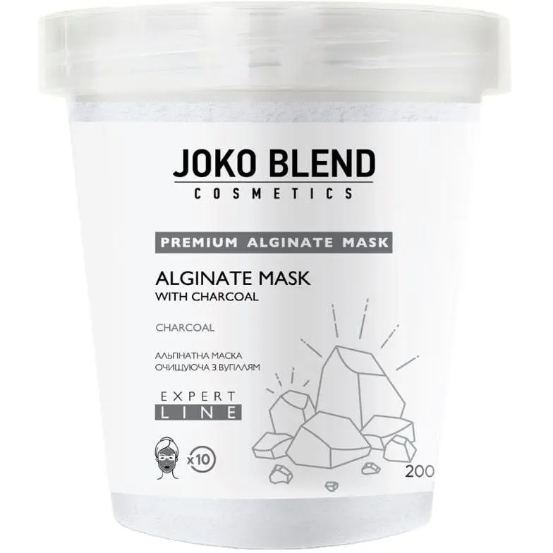 Альгінатна маска Joko Blend що очищає з вугіллям 200 г