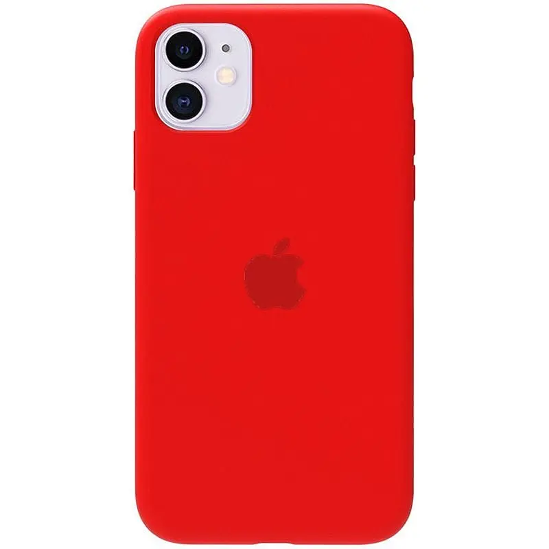 Чохол-накладка Toto Silicone Full Protection Case Apple iPhone 11 Red - фото 2