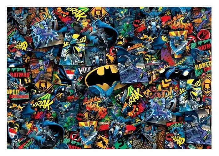 Пазл Clementoni Impossible: Бетмен, DC Comics (Impossible Batman DC Comics Puzzle - 1000 pcs.), колаж, 1000 ел. (39906) - фото 2