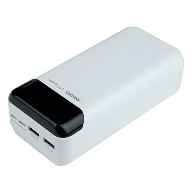 Универсальная мобильная батарея Remax Lesu RPP-103 30000 mAh (Белый) - фото 3