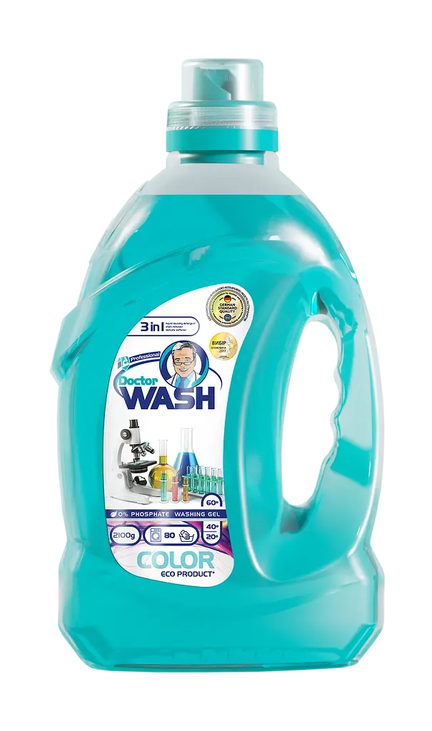 Гель для прання кольорових речей Doctor Wash 2.1 л (720337) - фото 2