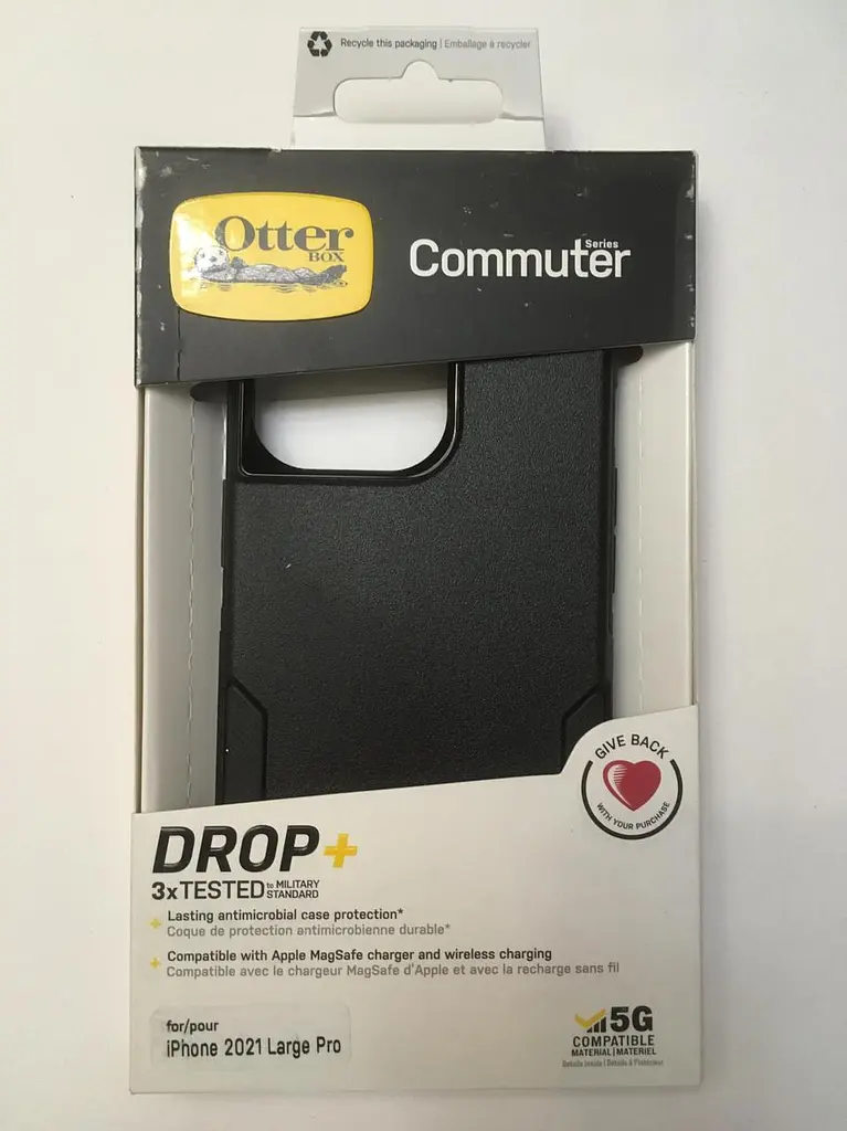 Чохол подвійний протиударний OtterBox Commuter Series 77-83434 для iPhone 13 Pro (6.1") Black - фото 4