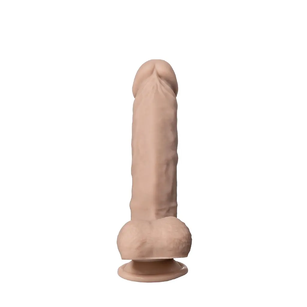Фалоімітатор Silexd Real Skin Model 1 Size 9" 22.9 см тілесний - фото 4
