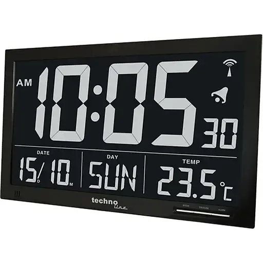 Годинник настінний Technoline WS8007 Black (WS8007) - фото 2