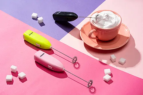 Вспениватель молока ручной Mesko MS 4493 нержавеющая мешалка зеленый - фото 6