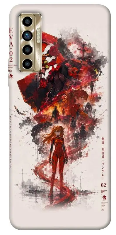 TPU чохол Demsky Red eclipse для TECNO Camon 17P