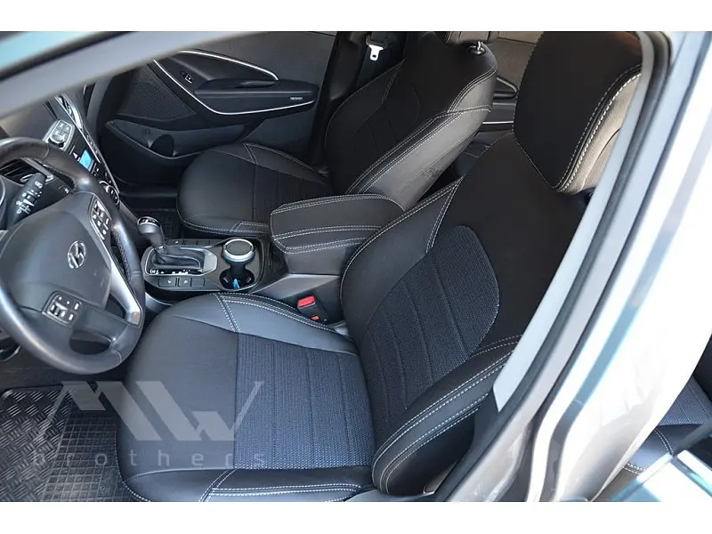 Авточохли модельні MW Brothers для Hyundai Santa Fe III c 2012 - фото 4