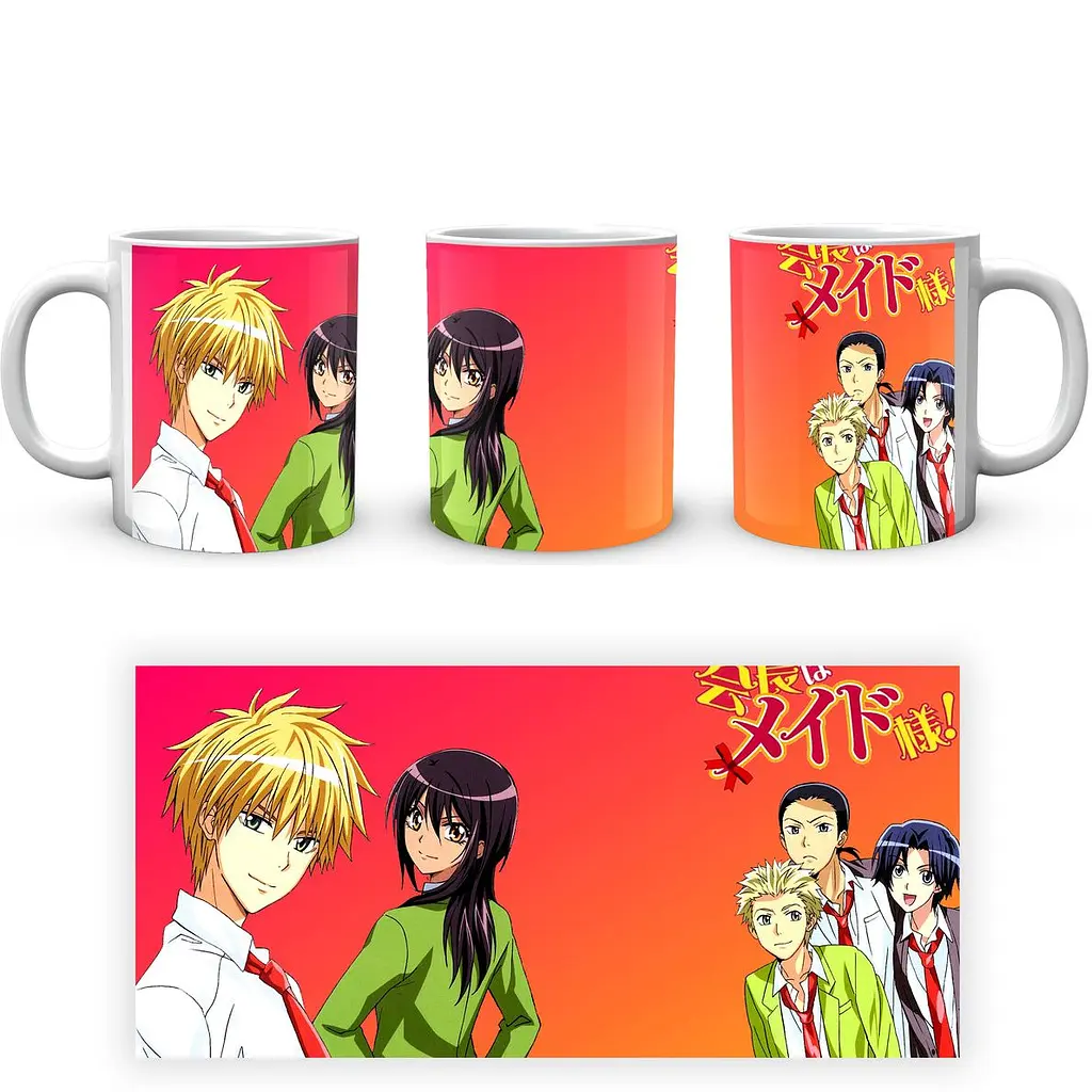Кухоль GeekLand Kaichou wa Maid-sama Президент студ поради - покоївка! KWM 02.06 330 мл білий - фото 4