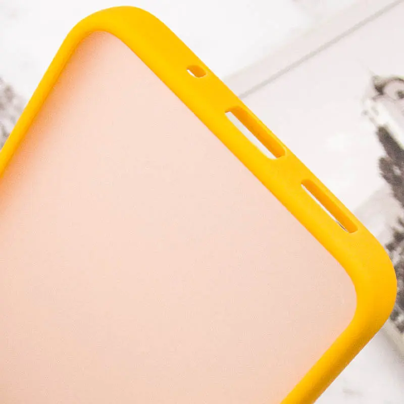 Чехол TPU+PC Lyon Frosted для Xiaomi Redmi 12C Orange - фото 6