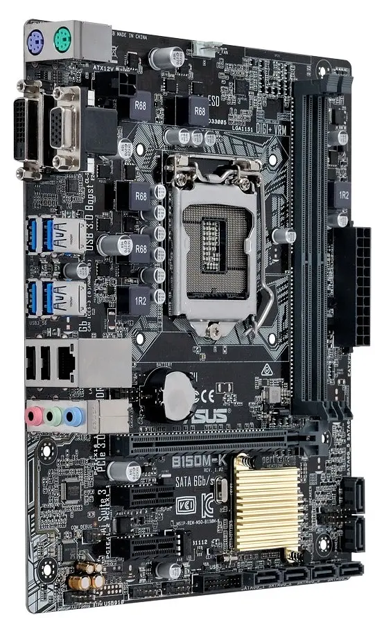 Материнська плата Asus B150M-K LGA 1151v1 (B150M-K) Б/В - фото 2