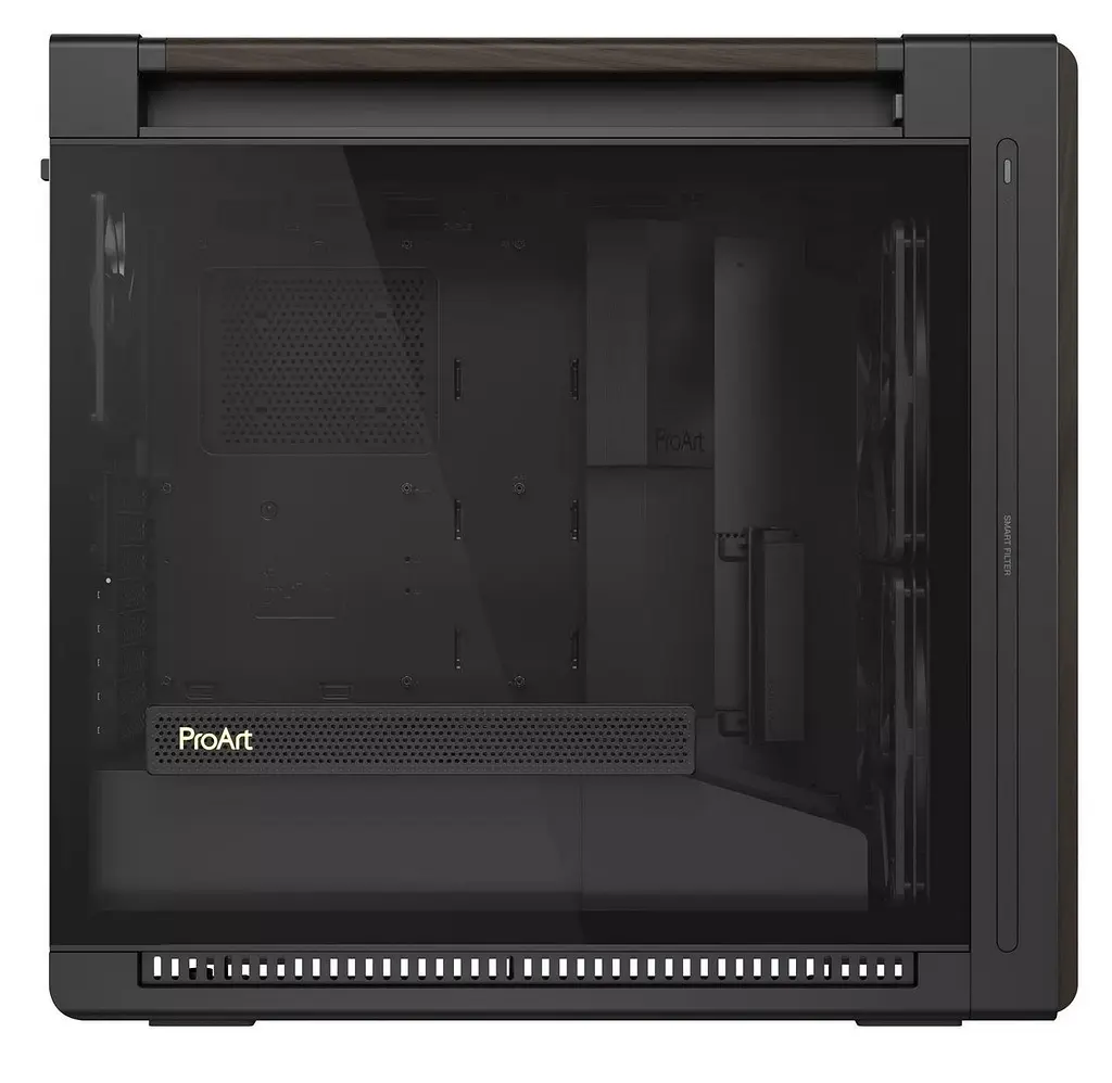 Корпус Asus ProArt PA602 Walnut Wood Tempered Glass Modern Black (90DC00J0-B09030) - фото 10